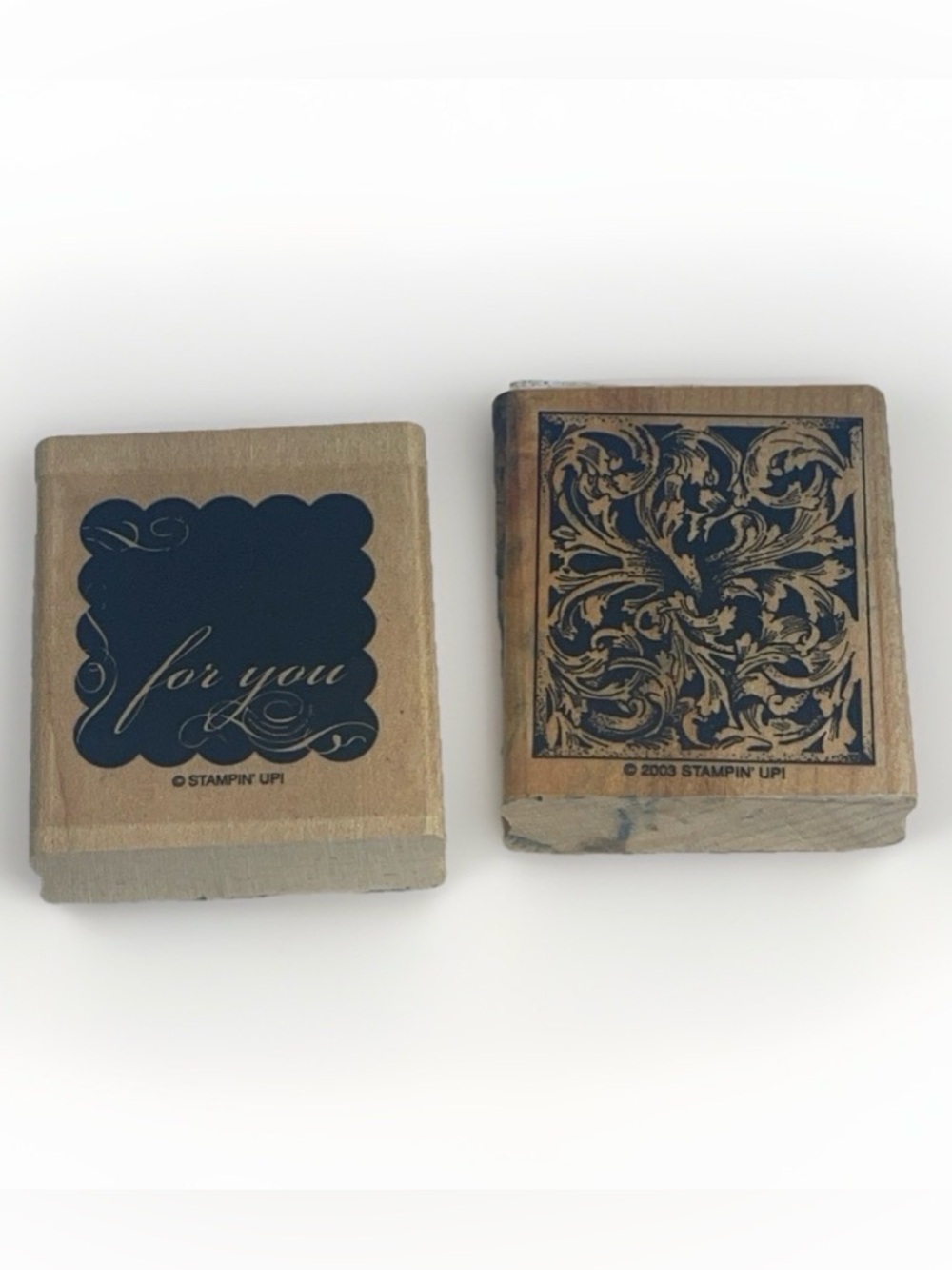 Stampin Up Rubber Stamp Lot For You Floral Background Card Making Craft
